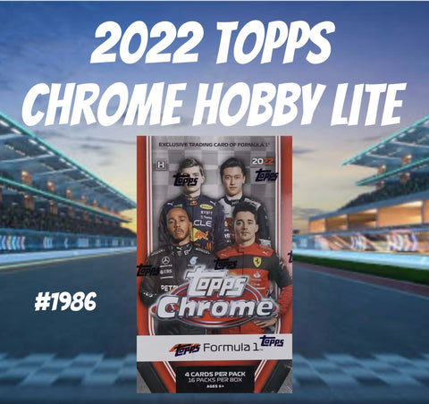 🚨 Break #1986 - F1 2022 Chrome Hobby Lite 🚨