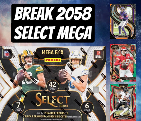 🚨 Break  2058- NFL Select Mega 🚨